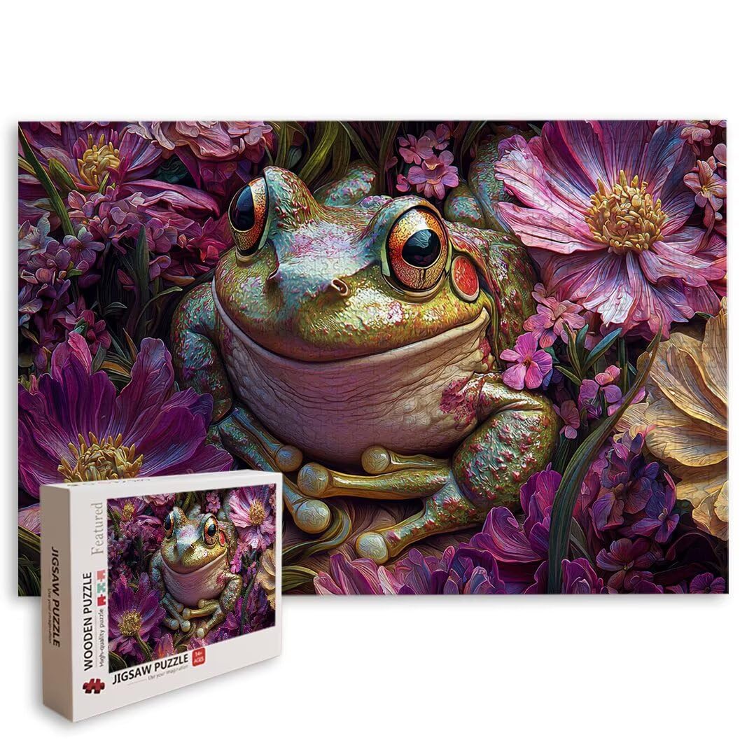 Puzzle Rana, Puzzle 5000 Piezas, Rompecabezas, Regalo Mujer, Decor -8324