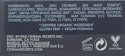 Miniatura 8 de CINEMA SECRETS Pro Cosmetics Ultralucent - Polvo de ajuste suelto, luz cálida