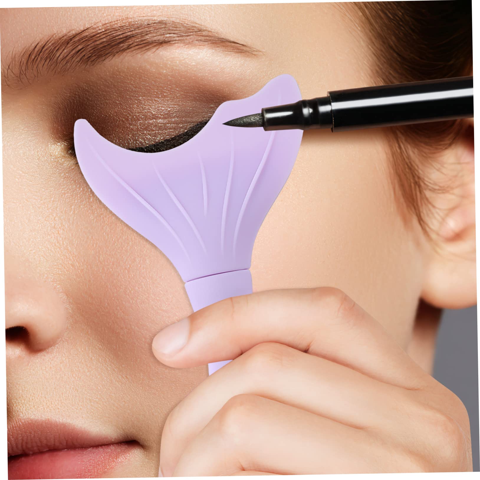 PartyKindom Mascara Guard Lash Tool Eyelash Comb Makeup Mascara Applicator Eyelash Shield