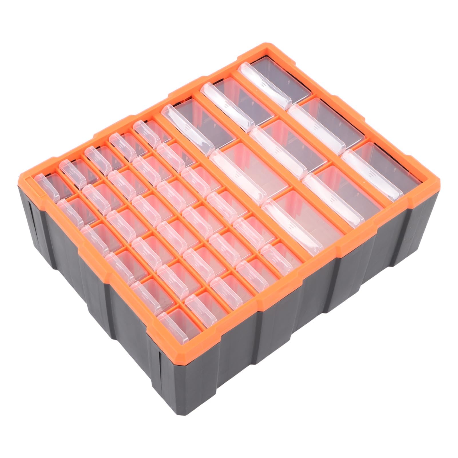 Hidyliu Scatola per Ricambi da 39 Cassetti, Organizer in Plastica con Divisore per Hardware da Officina e Forniture Artigianali