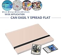 Vista 3 de Carpeta de tarjetas coleccionables de 9 bolsillos, libro de tarjetas premium para 360 tarjetas, álbum de tarjetas resistente para tarjetas