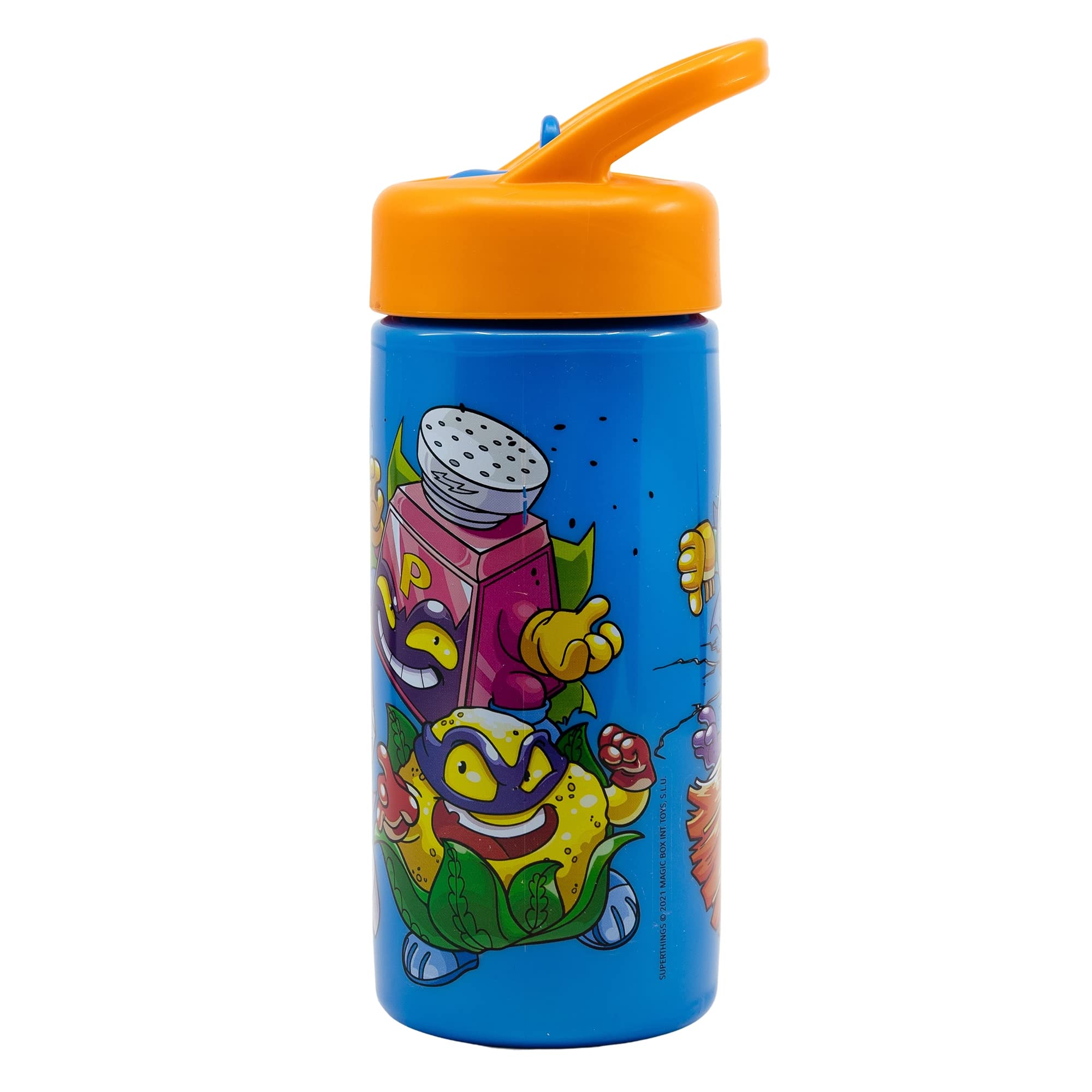 Stor Superzings Superthings 410Ml Sports Water Bottle With Straw And Built-In Handle