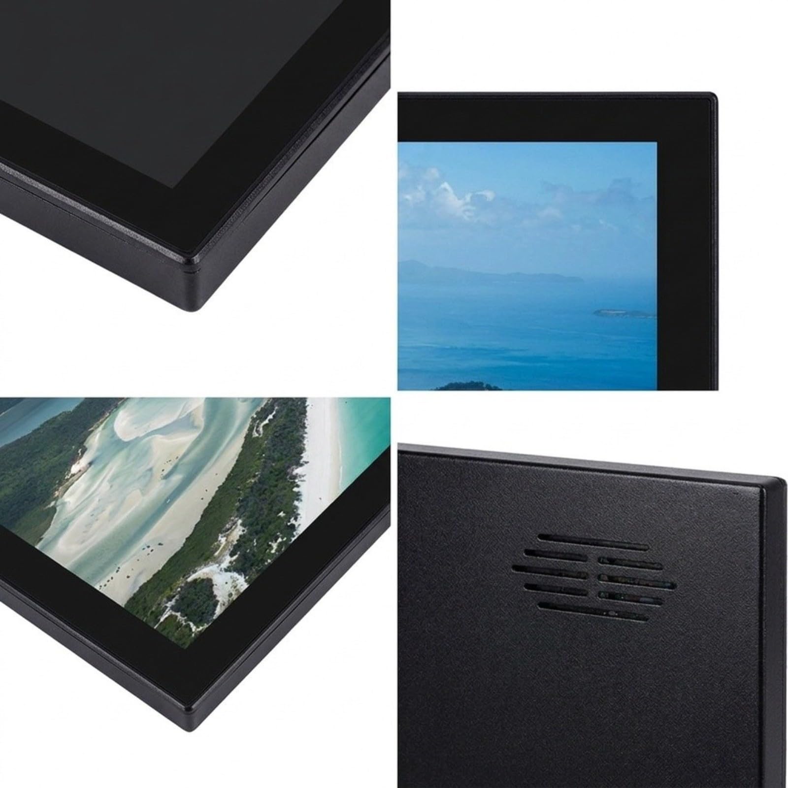 10.1 Zoll Touchscreen Monitor 1280x800 fuer für raspberry Pi | gehärtetes Glas, treiberlos fuer für windows, für jetson für nano kompatibel, schwarzer IPS Bildschirm