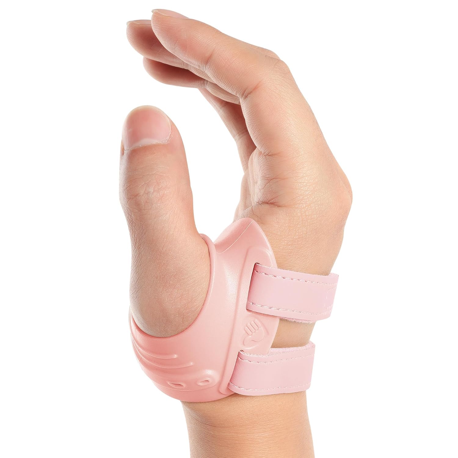 FORTEMOTUS CMC Thumb Brace, Upgrade Thumb Splint for CMC Joint Pain Relief and Support, Osteoarthritis, Tendonitis, Arthritis, CMC Joint Thumb Arthritis Brace: for Women Men (Pink, Right Hand, Medium) Medium Pink - Right Hand