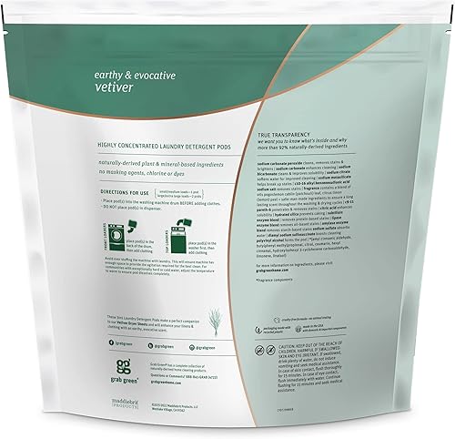 Miniatura 2 de Detergente Grab Green 3 en 1para lavandería, 132219, Vetiver, 1, 1