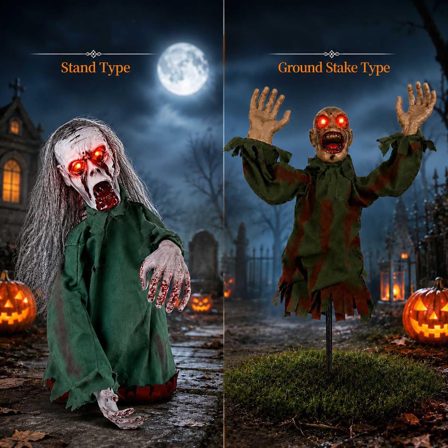 Décoration Animatronic Halloween Extérieur