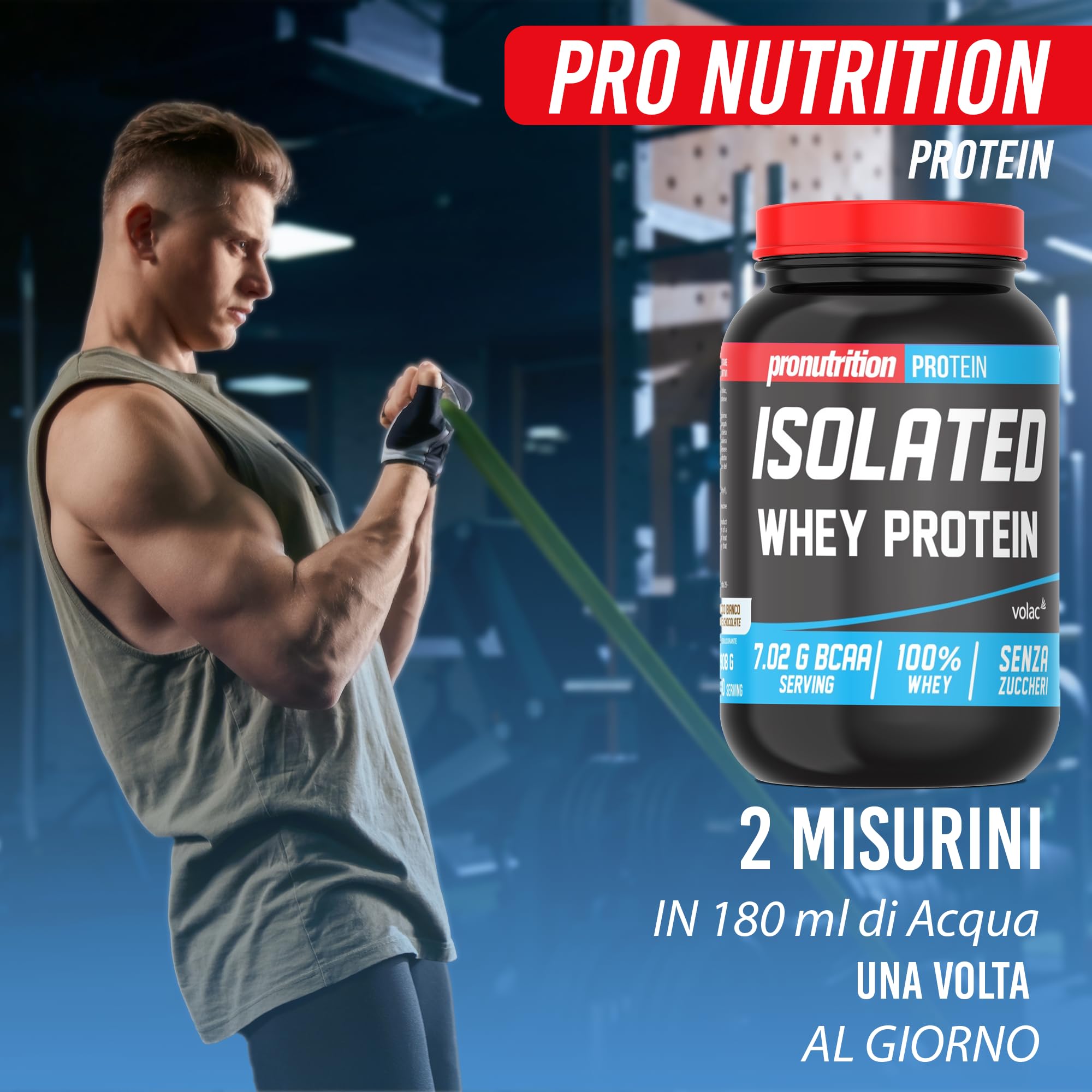 ProNutrition Proteine Isolate WPI Ultra Whey 90 CFM – Recupero Muscolare Rapido e Purezza Massima – Gusto: Cacao