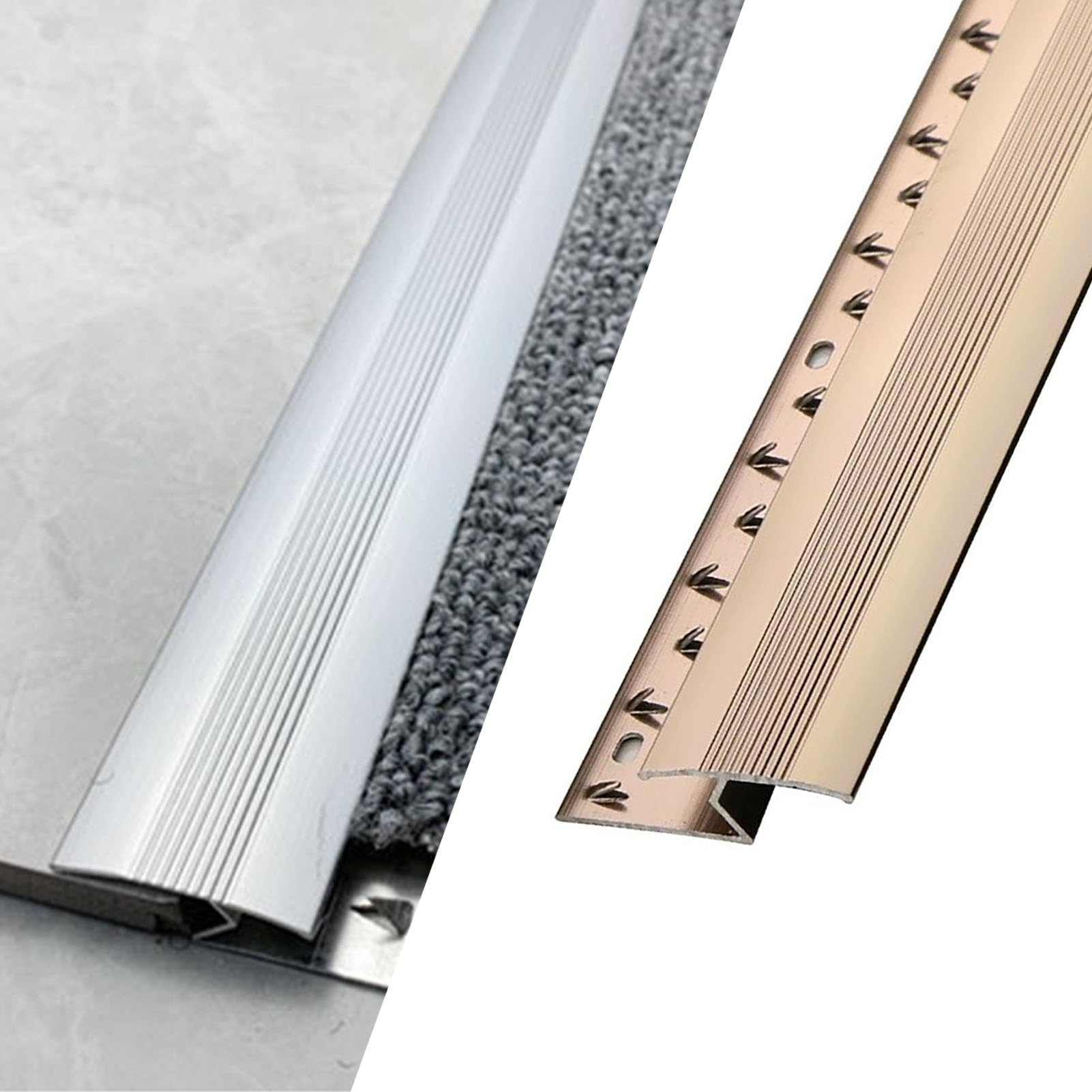 Metal Transition Strips Carpet Extra Wide Cover Strip Carpet Metal