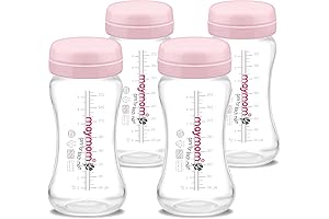 Maymom Wide-Mouth Milk Storage Bottles