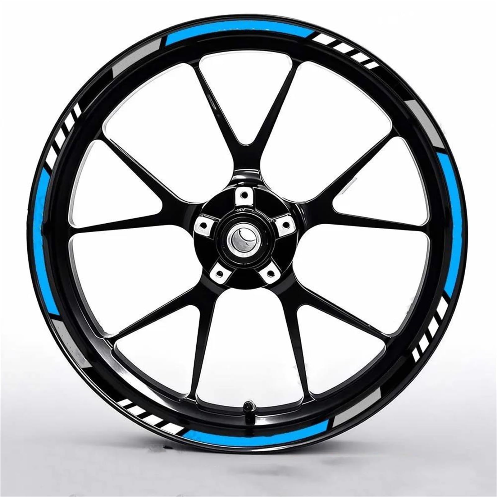 Motorcycle Wheel Stickers for Ducati Reflective Wheel Sticker Motorcycle 17inch Rim Stripes Inside of Hub Decal(17inch 03)