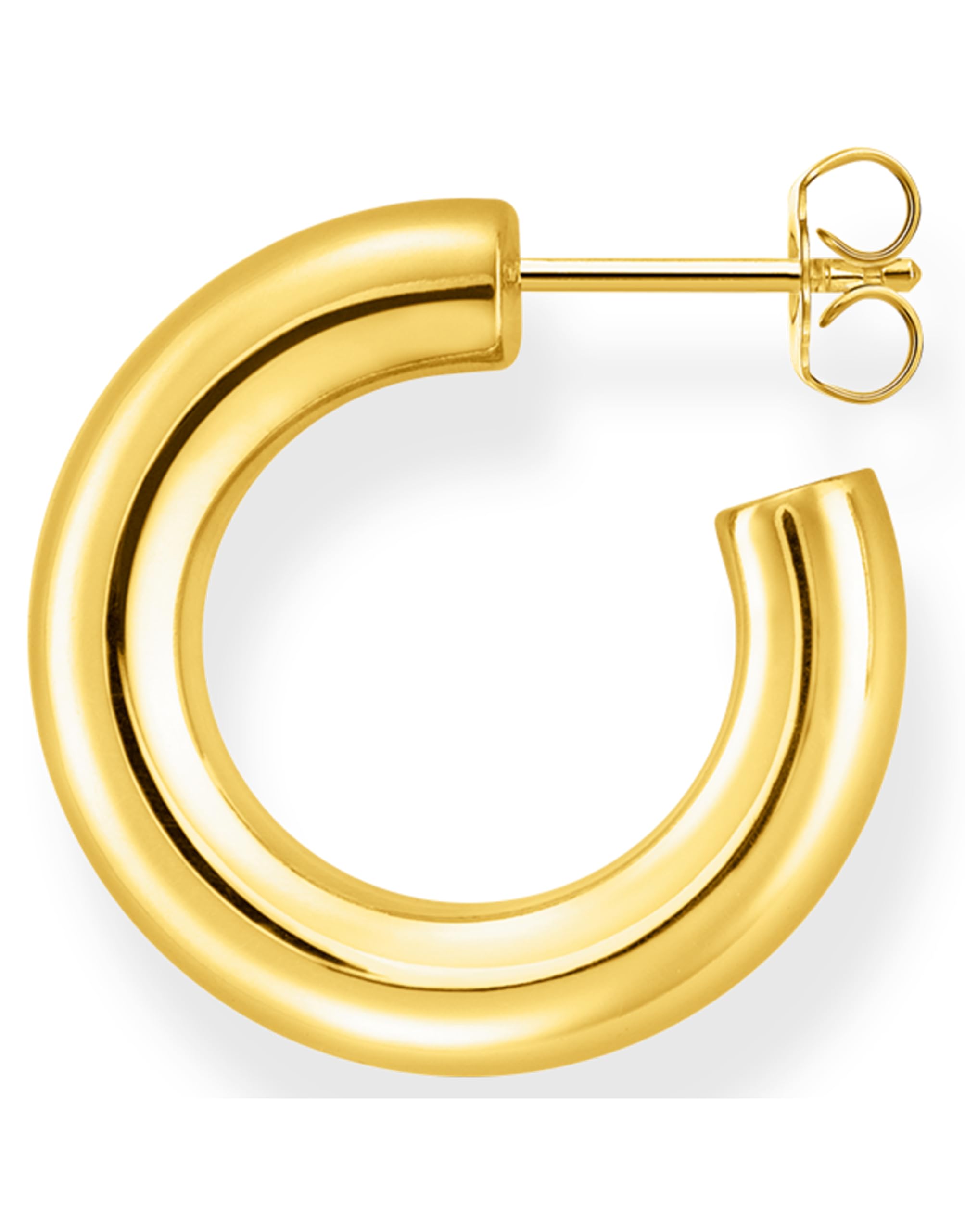 Thomas Sabo Damen-Creolen Classic klein 925er Sterlingsilber Gelbgold