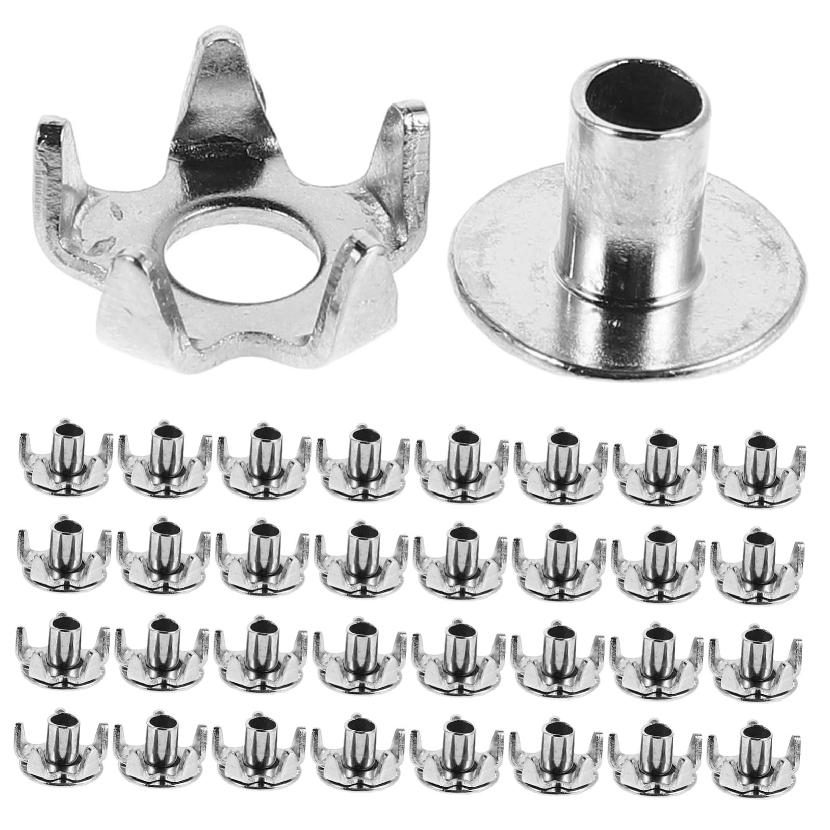 FOYTOKI Ice Cleats for Shoes 50pcs Boot Spikes Non-Slip Traction Cleats Snow Spikes