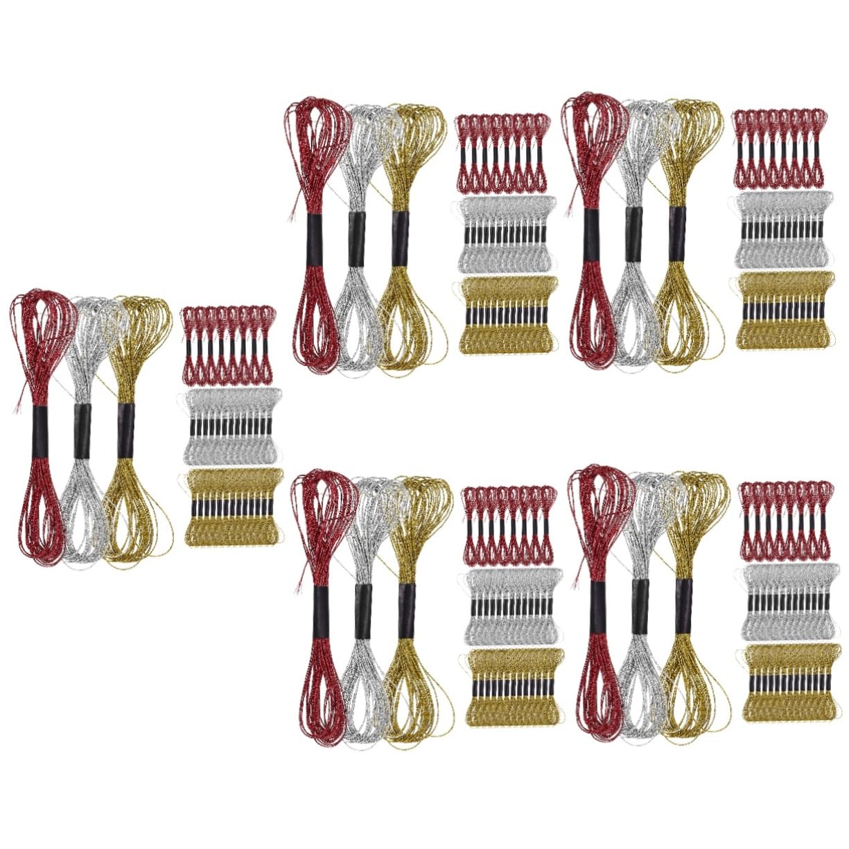 DOITOOL Hilo De Bordar Metálico De Hilo Para Máquina De Coser Kit Práctico De Costura Diy Para Y Manualidades Color Aleatorio 36 * 5