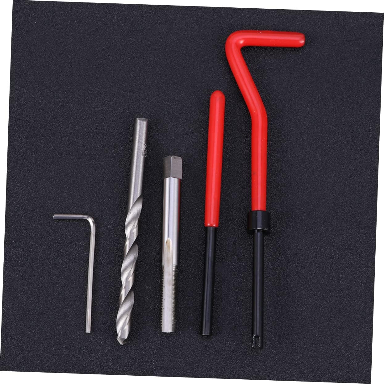 Mikinona 30pcs Metric Thread Helicoil Repair Kit Full Tool for Auto Engine Repair