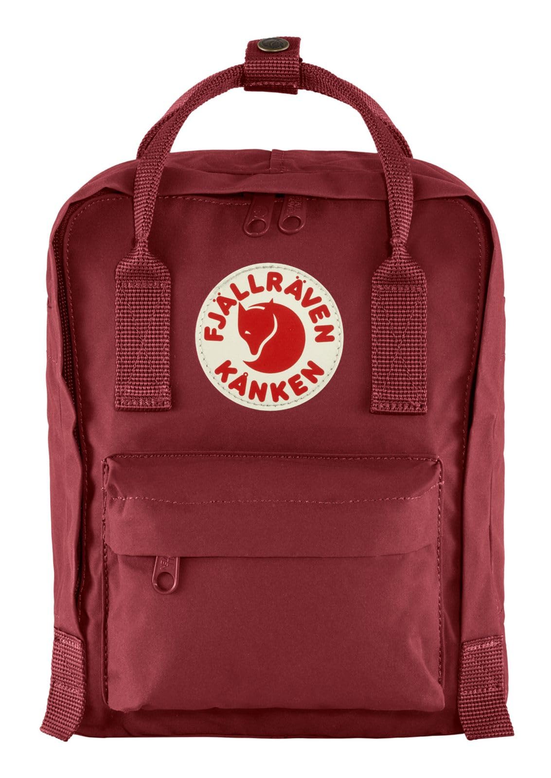 Fjallraven Kids Kanken Mini Backpack - Ox Red, 29 X 20 13 Cm/7 Litre