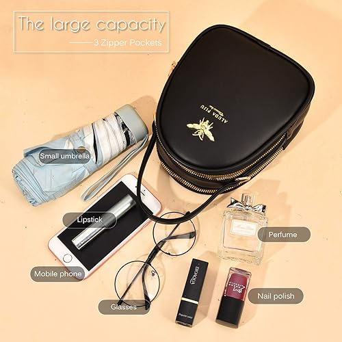 Miniatura 6 de Bolsos cruzados ligeros y pequeños bolso de hombro para mujer elegante bolso de teléfono celular y bolsos de mano 0-0-0-black, 0-0-1-beige,