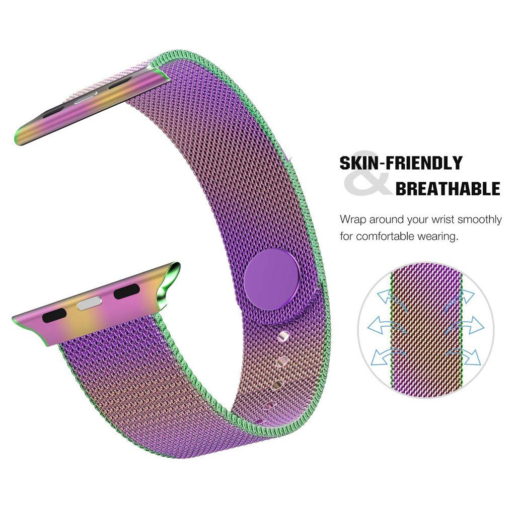 ❤️MChoice❤️Magnets Milanese Loop Mesh Metal Replacement Strap for Apple Watch 4/3/2 38/40mm
