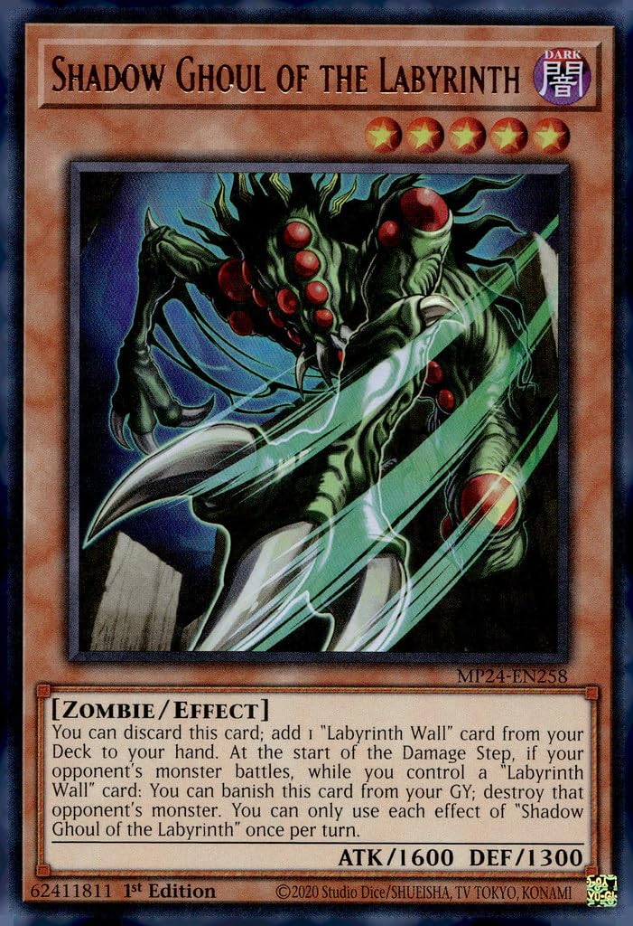 Shadow Ghoul of The Labyrinth - MP24-EN258 - Ultra Rare - 1st Edition