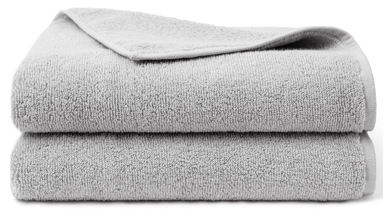 AIFY City Towel Bath Towel Set of 2, Large Size, Thick, Fluffy, Quick Drying, Absorbent, Durable, Cotton, Hotel Quality, Antibacterial, Odor Resistant, Solid Color, Gentle on Skin, For Beauty Parlors 