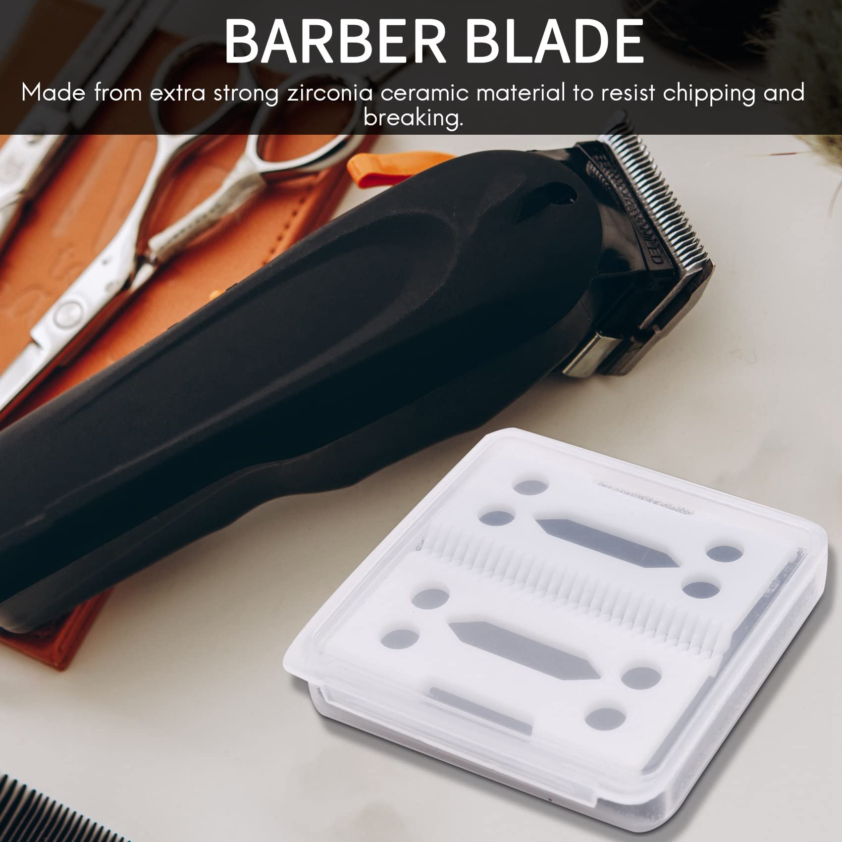 Neue 2Pcs 28 ZäHne Zirkonia Keramik Clipper Klinge für Senior Clipper