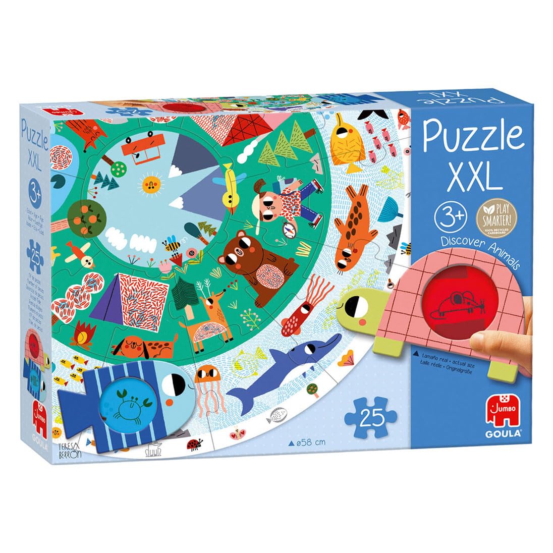 Puzzle XXL Descubre Animales