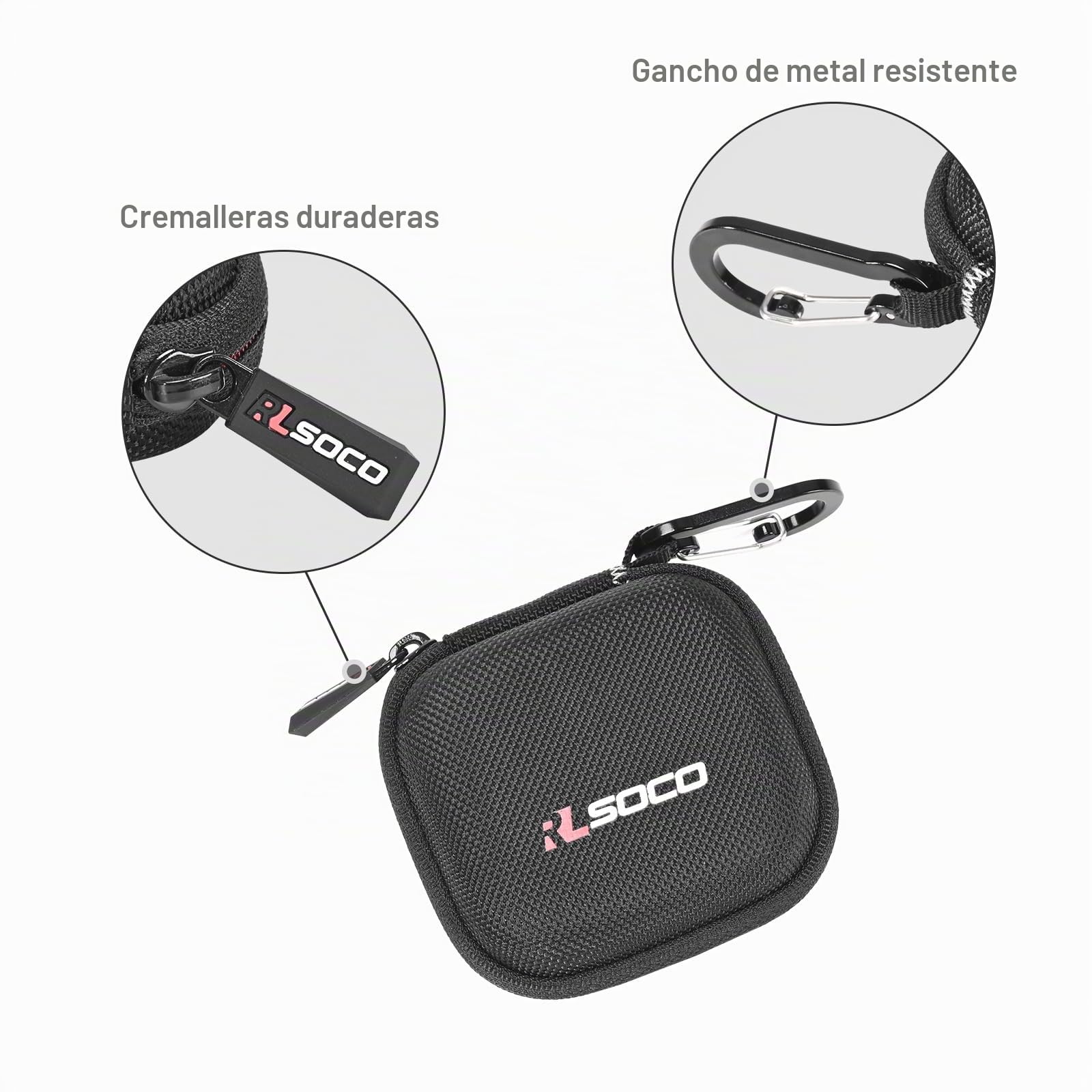 para Crucial X9/X10 Pro /X9 Pro/X10/X6 1TB/2TB/4TB /6TB/8TB SSD Portátil Funda por RLSOCO (Sólo Funda)