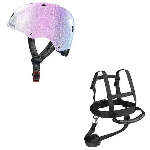 Odoland Bundle - 2 Items Kid Bike Helmet and Kids
