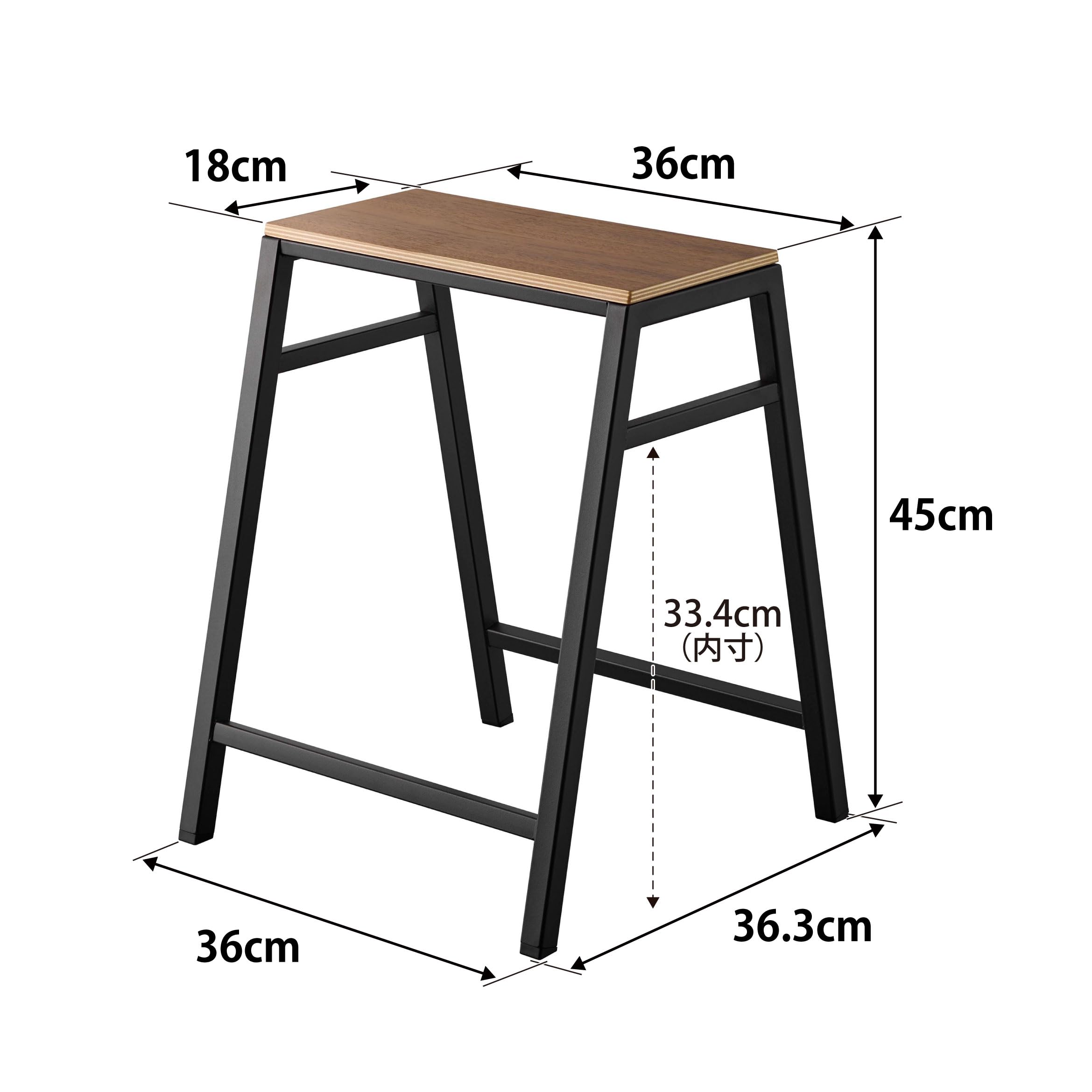 【特価商品】山崎実業(Yamazaki) 【完成品】 スツール H45 ブラック Amazon.co.jp: 山崎実業(Yamazaki) 【完成品】 スツール H45 ブラック