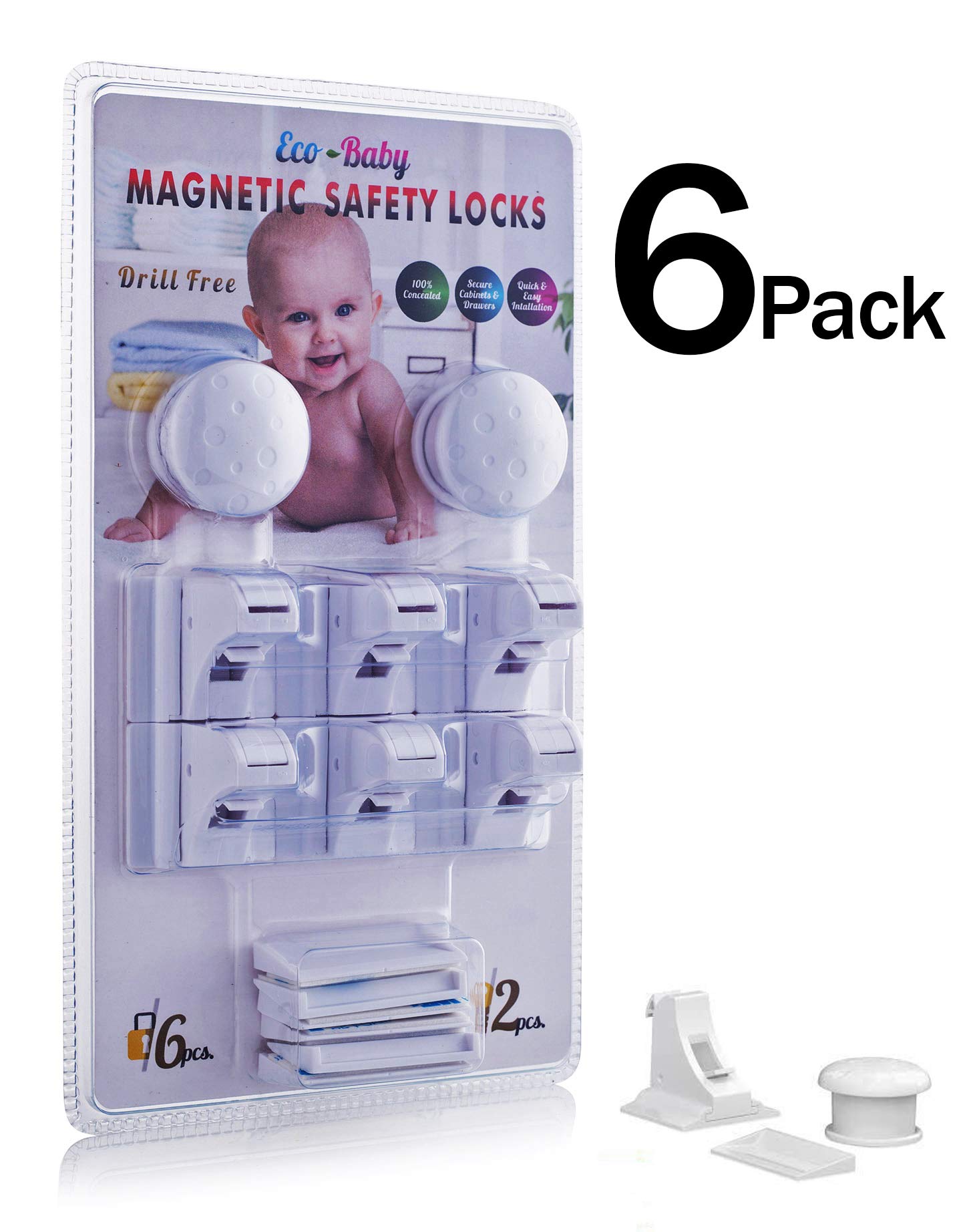 Eco Baby Child Safety Cabinet And Drawer Locks For Proofing