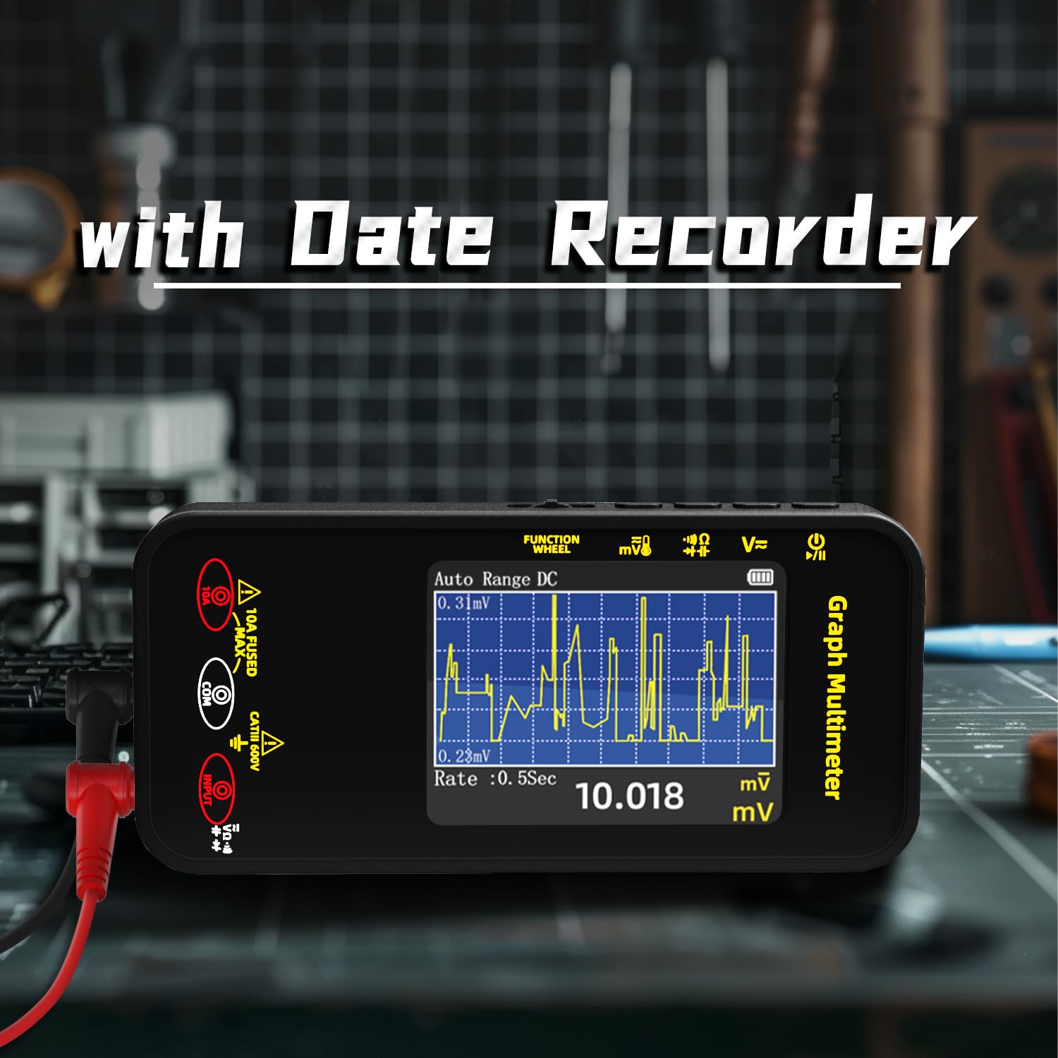 BSIDE S500 Digital Multimeter 20000 Counts Graphing Multimeter TRMS 1000V 10A with Auto-Rotate Display - Image 3