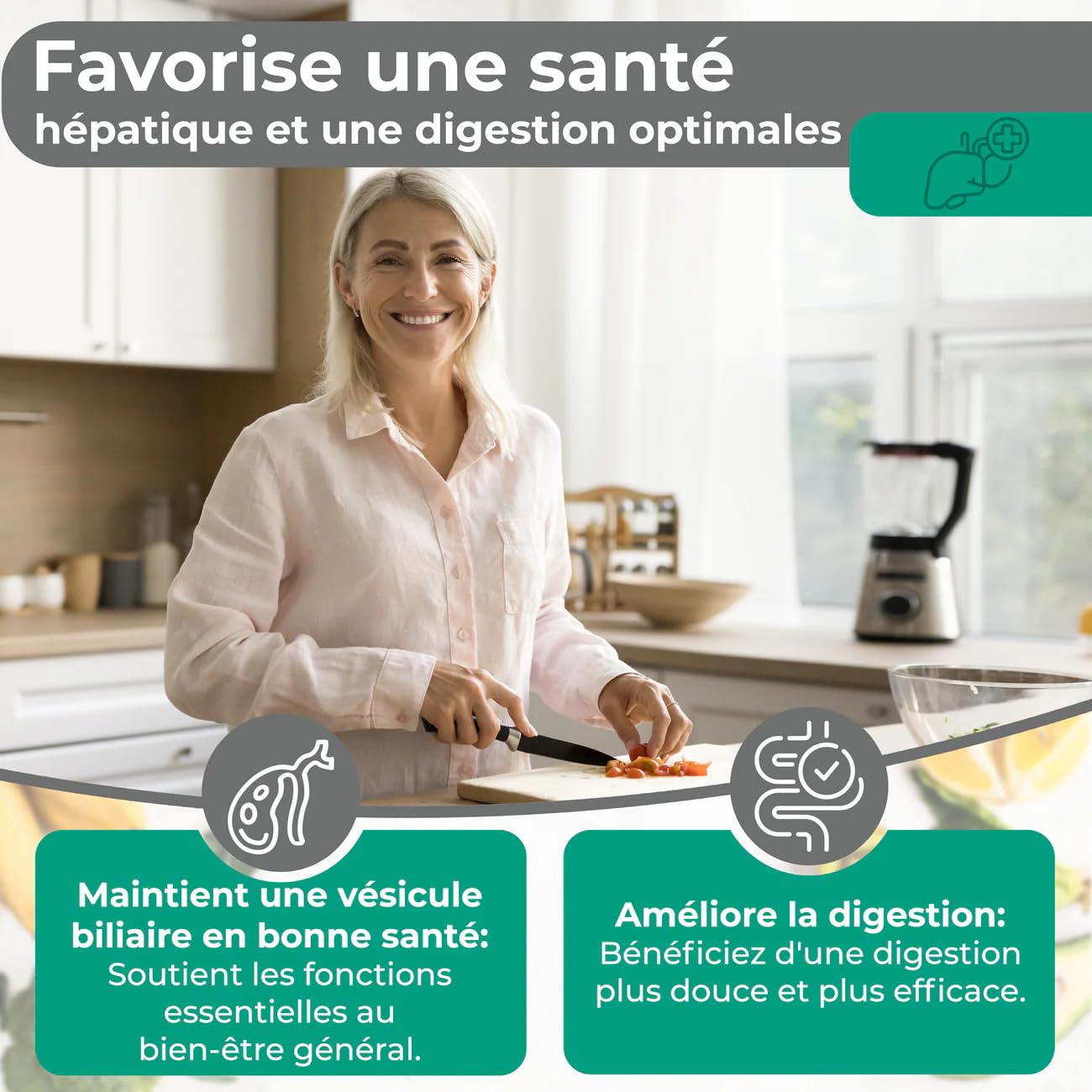 Nutrisolution I Détox Activ’ I 90 Gélules I Complément Alimentaire Détoxifiant I Chardon Marie Détoxification du Foie I Cure Detox Puissante et Rapide I Elimination Toxines I Fabriqué en France