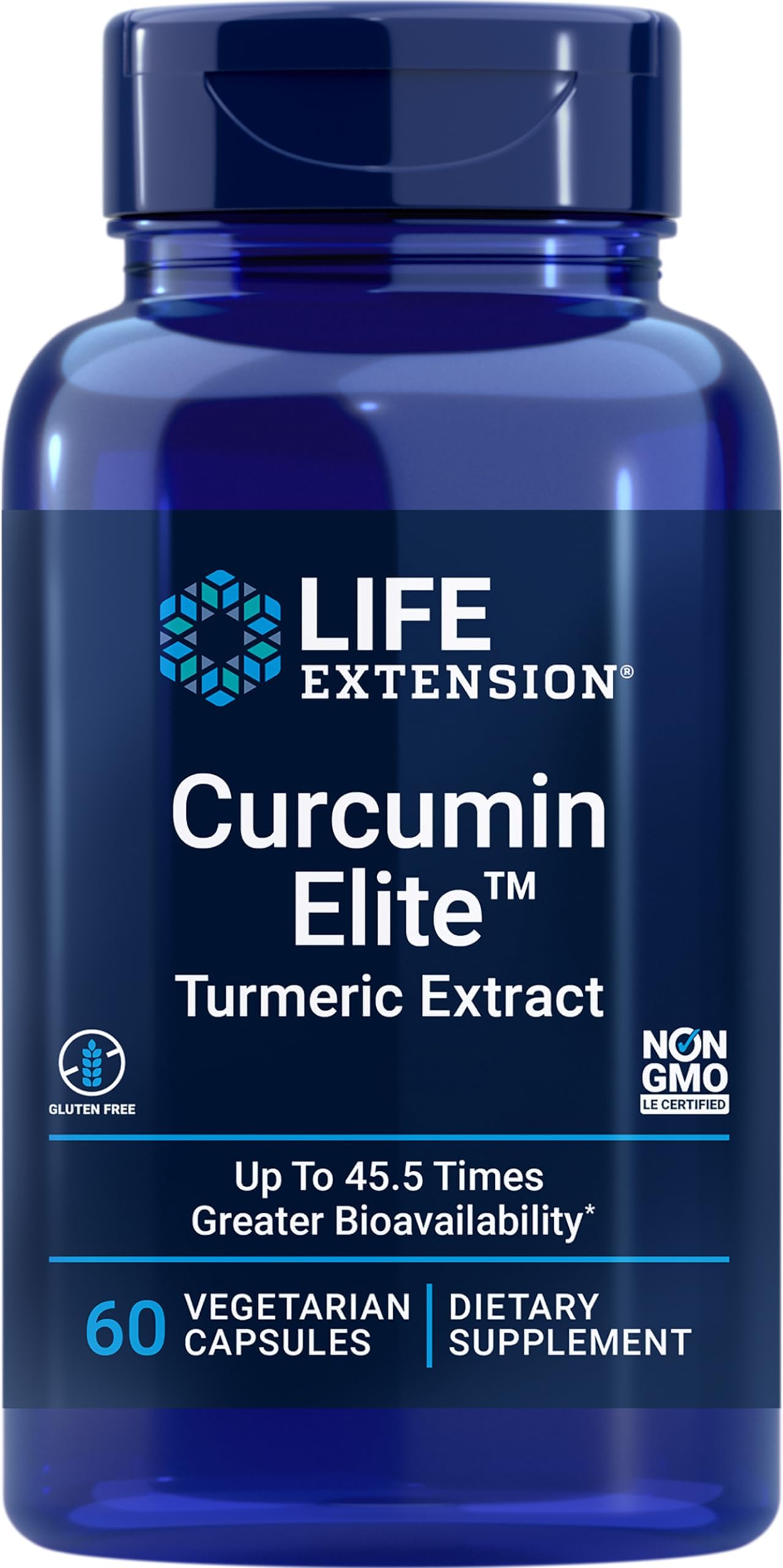 Curcumin Elite Turmeric Extract, 60 Count