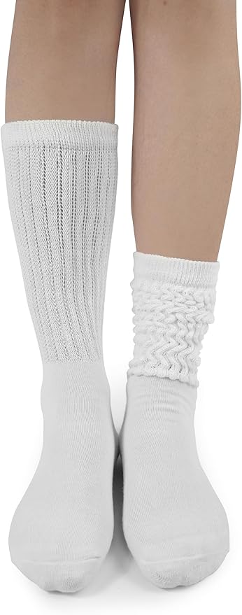 Calcetines Caídos BomKinta Mujer Retro Scrunch Algodón Talla 5-11 miniatura 2