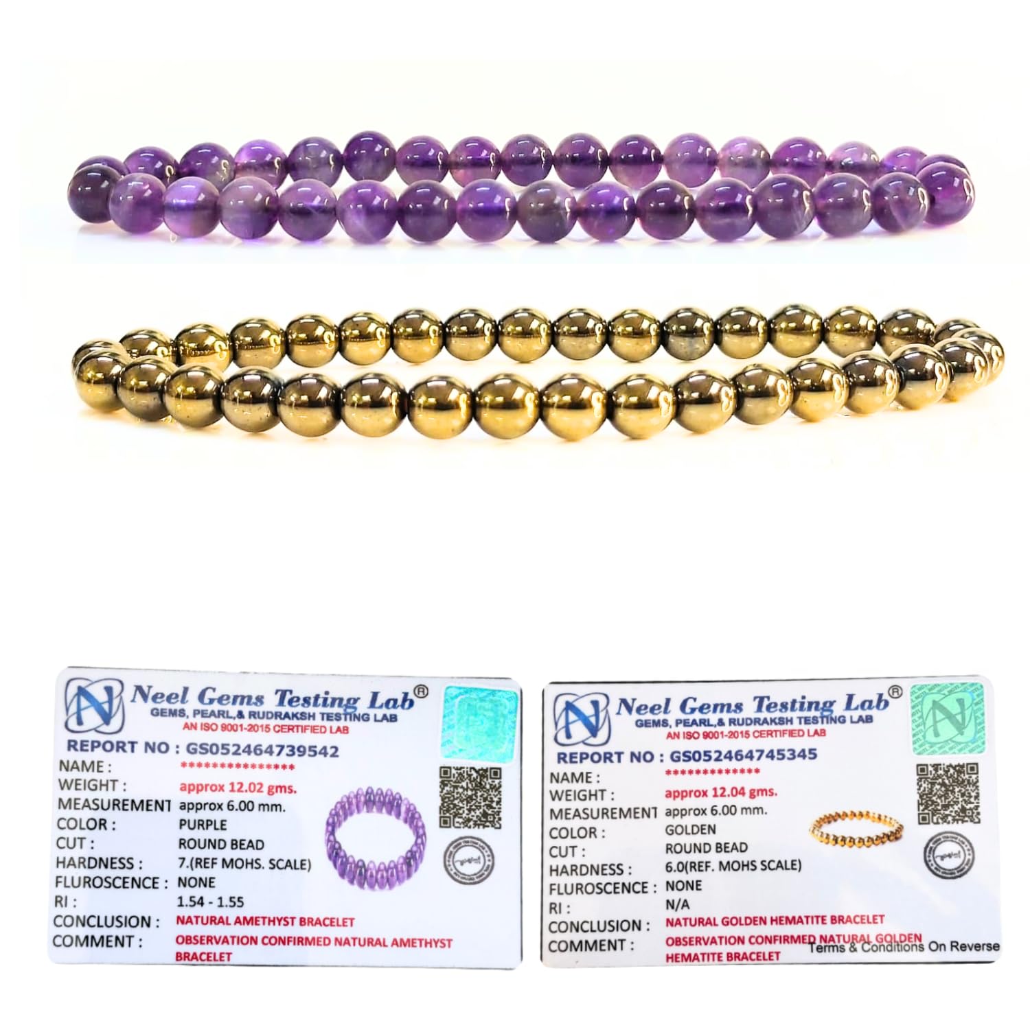 See full amazon price history chart for Gemaltic Lab Certified 6mm Natural Round Beads Stretch Bracelet 7 Inch Pack of 2 (Golden Hematite & Amethyst) Gemaltic Lab Certified 6mm Natural Round Beads Stretch Bracelet 7 Inch Pack of 2 (Golden Hematite & Amethyst) (B0BJF795G7) Amazon Price History, Amazon Price Tracker