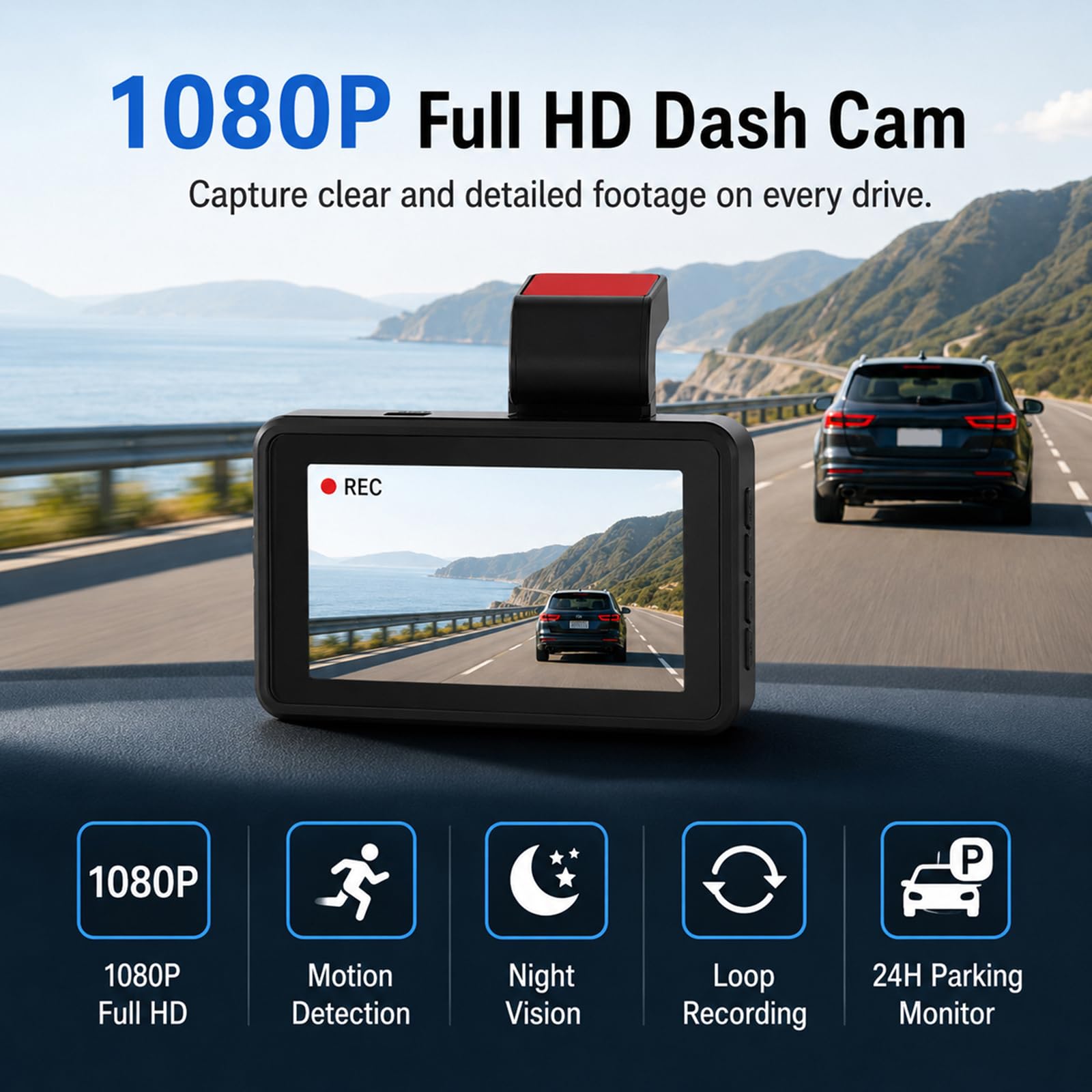 Photo 1 of CYSRALFC 1080p Dash Cam