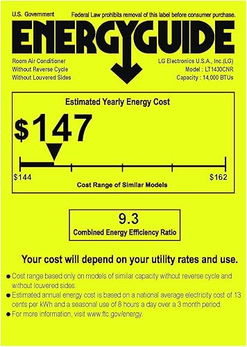 Miniatura 51 de LG LT1016CER 9,800 BTU 115V Aire acondicionado para pared con control remoto Blanco,Blanco brillante,https:/ www.Yaxa/dp/undefined