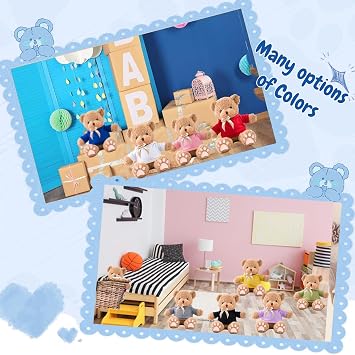 Personalized Gifts Teddy Bear for Kids/Adults Stuffed Bear Plush Toys with Text+Photo, Personalized Teddy Bear with as Gifts for Christmas Valentines Day Birthday (12inch-Text+Photo)
