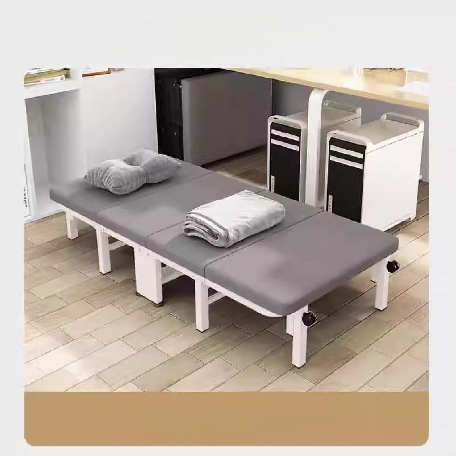 Amazon.co.jp: 昼休み用のシングル折りたたみベッド、オフィスの昼寝