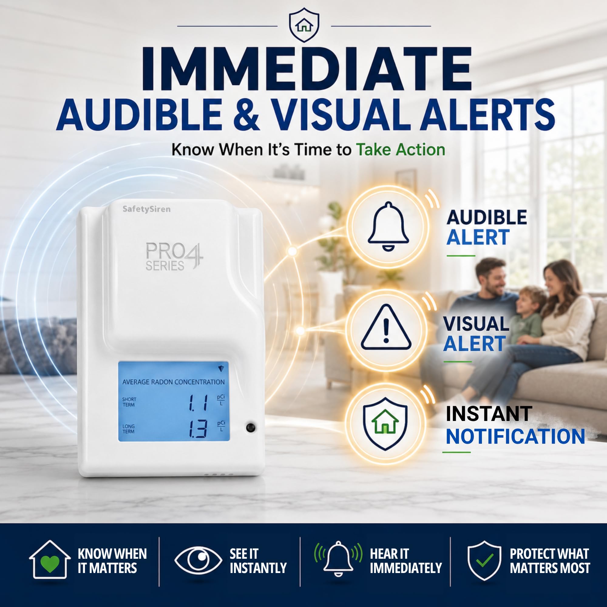 Radon Detector - Protect Your Home with SafetySiren -6