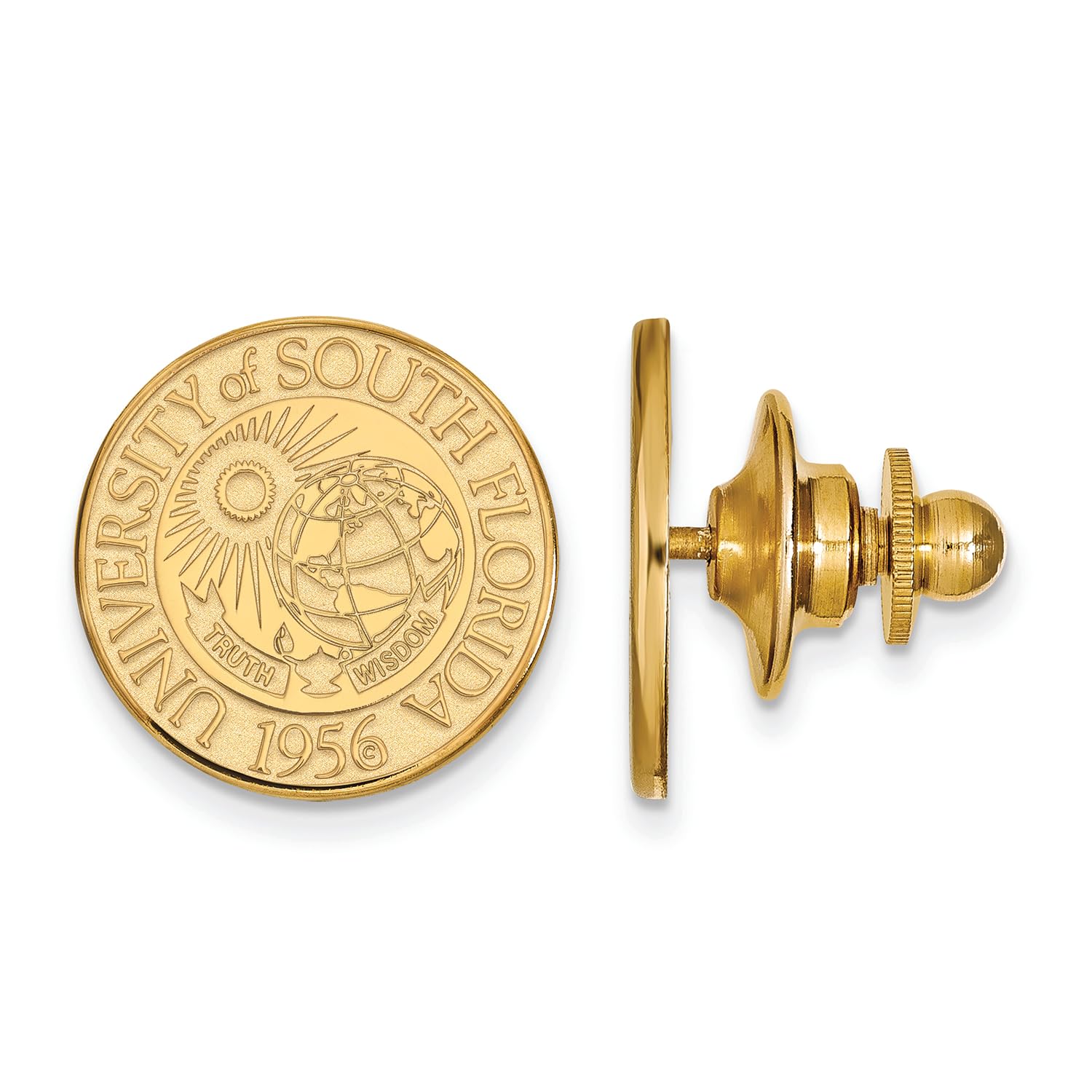 South Florida Crest Lapel Pin (Gold Plated)