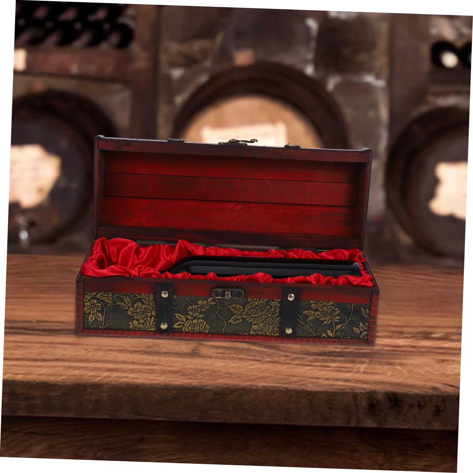 Scatola Di Legno Per Vino Scatola Di Presentazione Del Vino in Legno Retrò