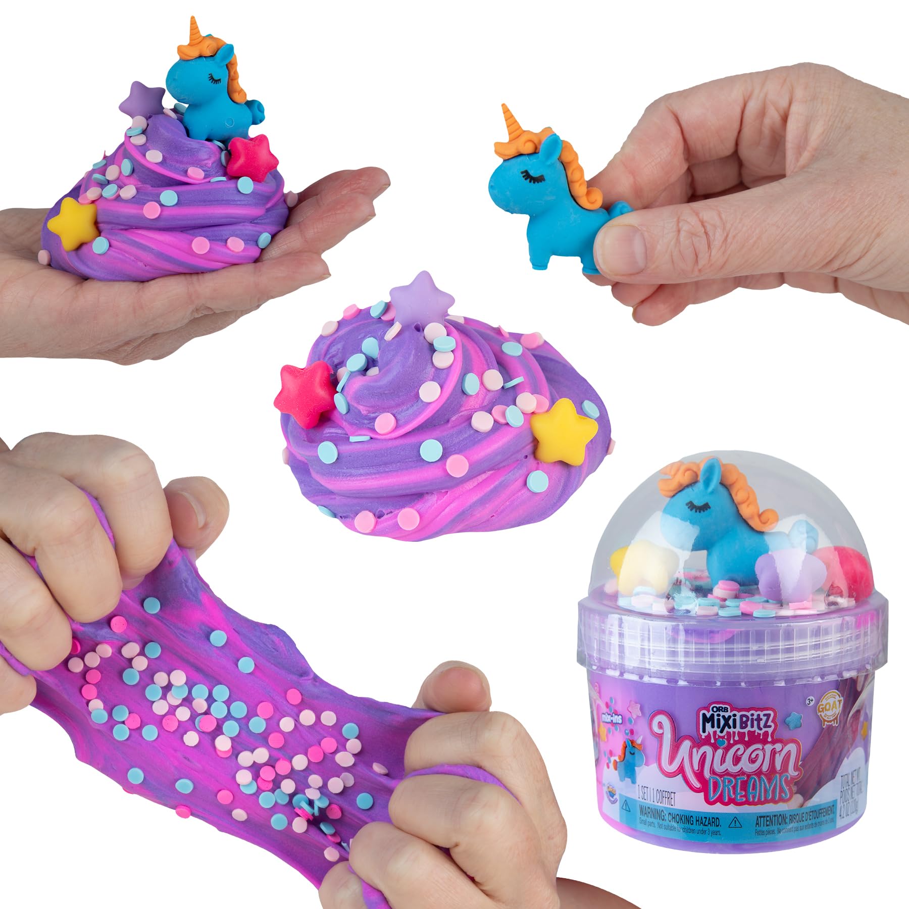 Amazon.com: ORB Goat MixiBitz Fantasy 3 Pack Slime Kit for Kids