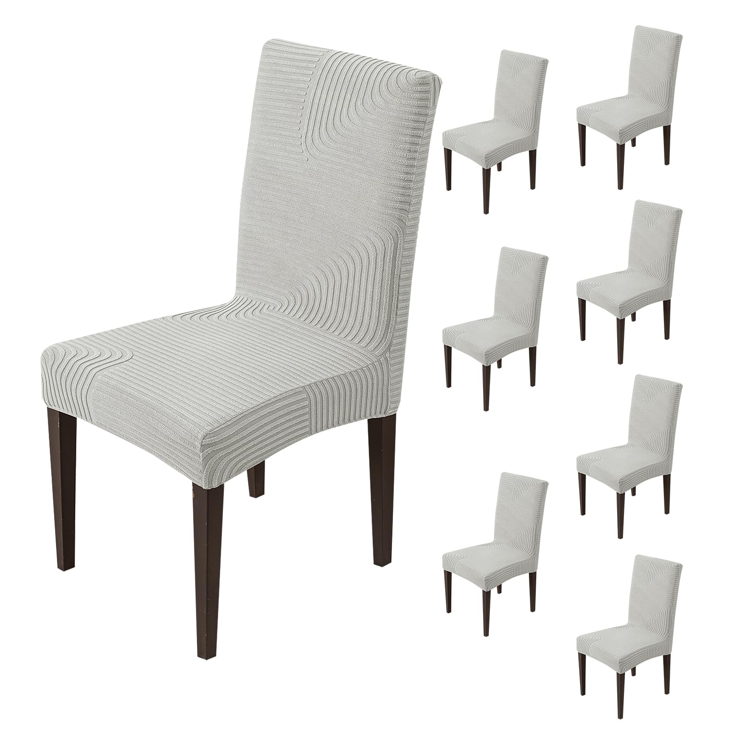 Stretchy Chair Covers - Sapphire Blue (Pack of 6) -27