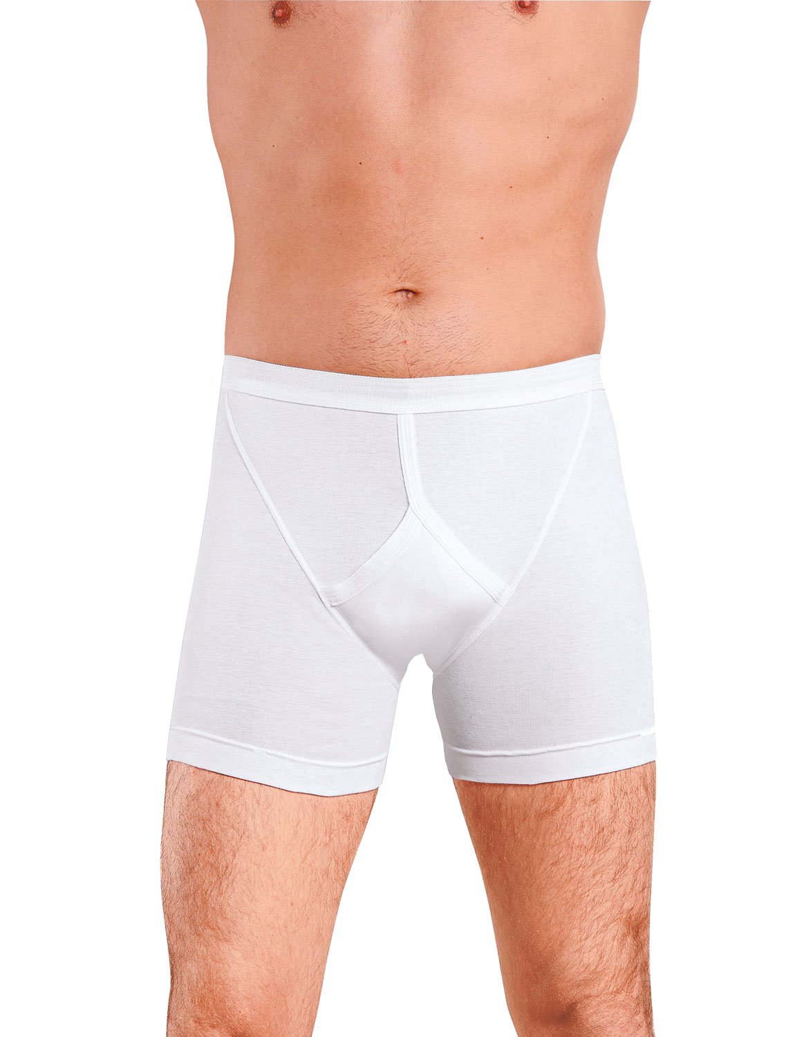 Chums Men's Pack Of 3 Knitted Boxer Shorts White 48-50