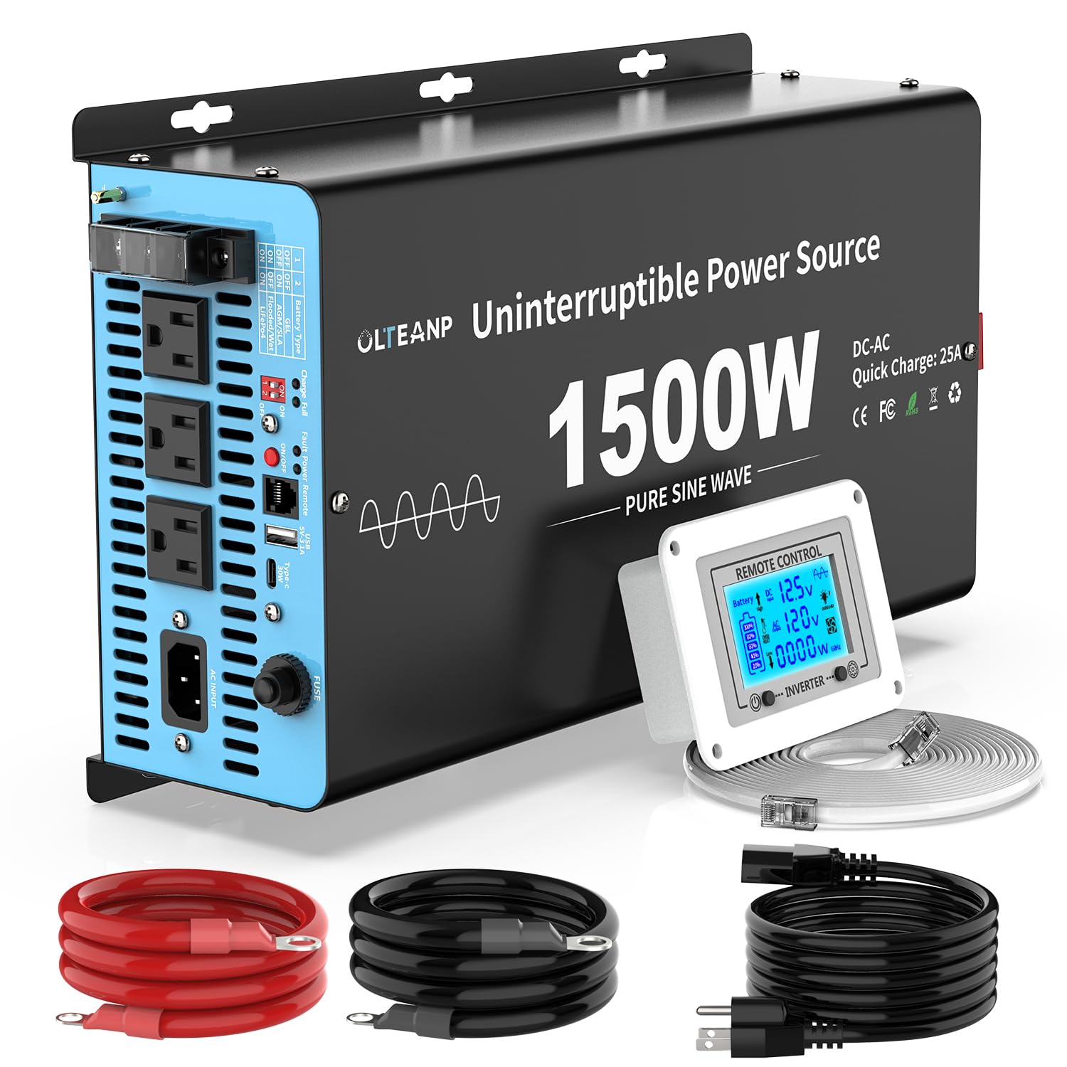 1500W Sump Pump Battery Backup System