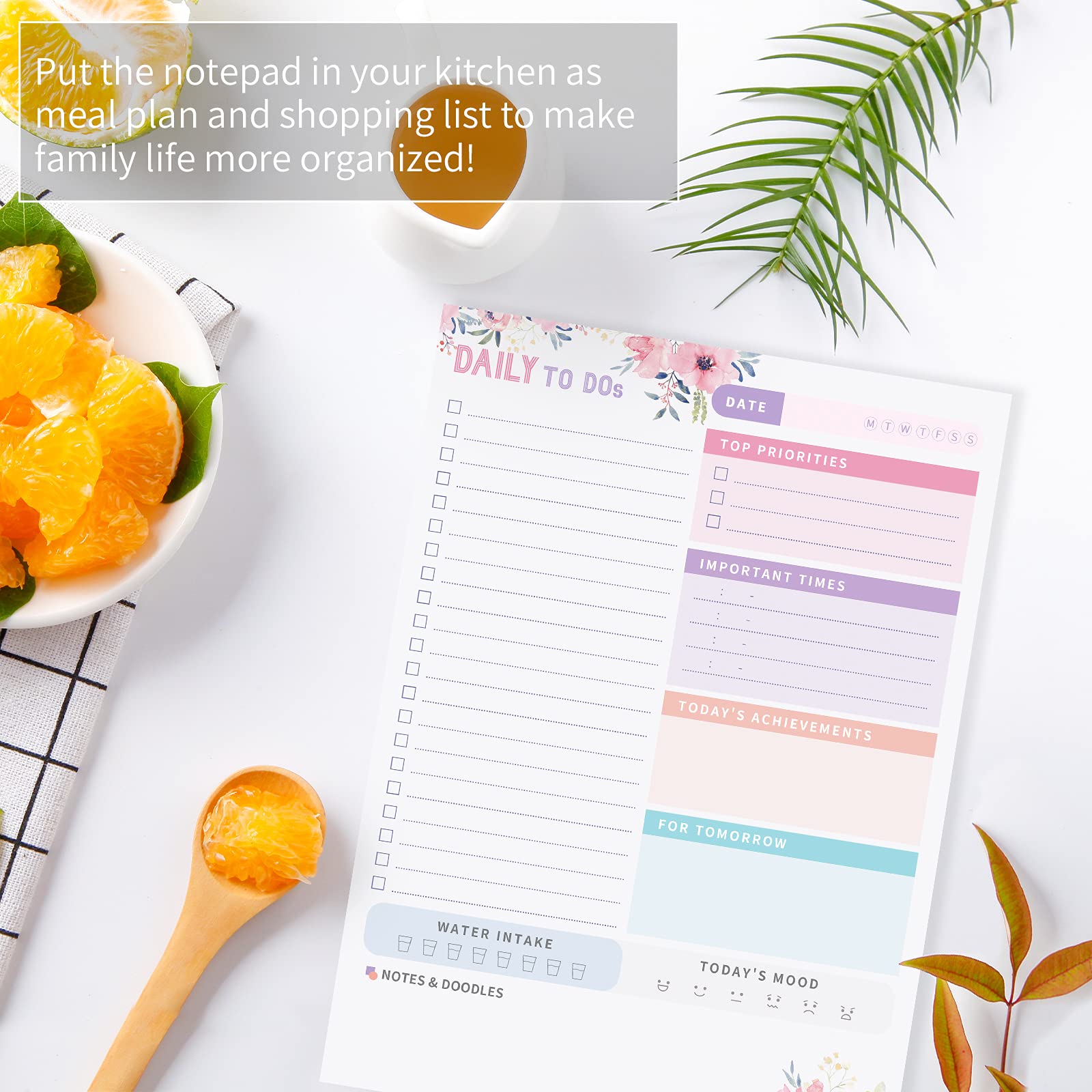 PAIVSUN 2022 Daily Planner To Do List Notepad, Undated Day Planner Note