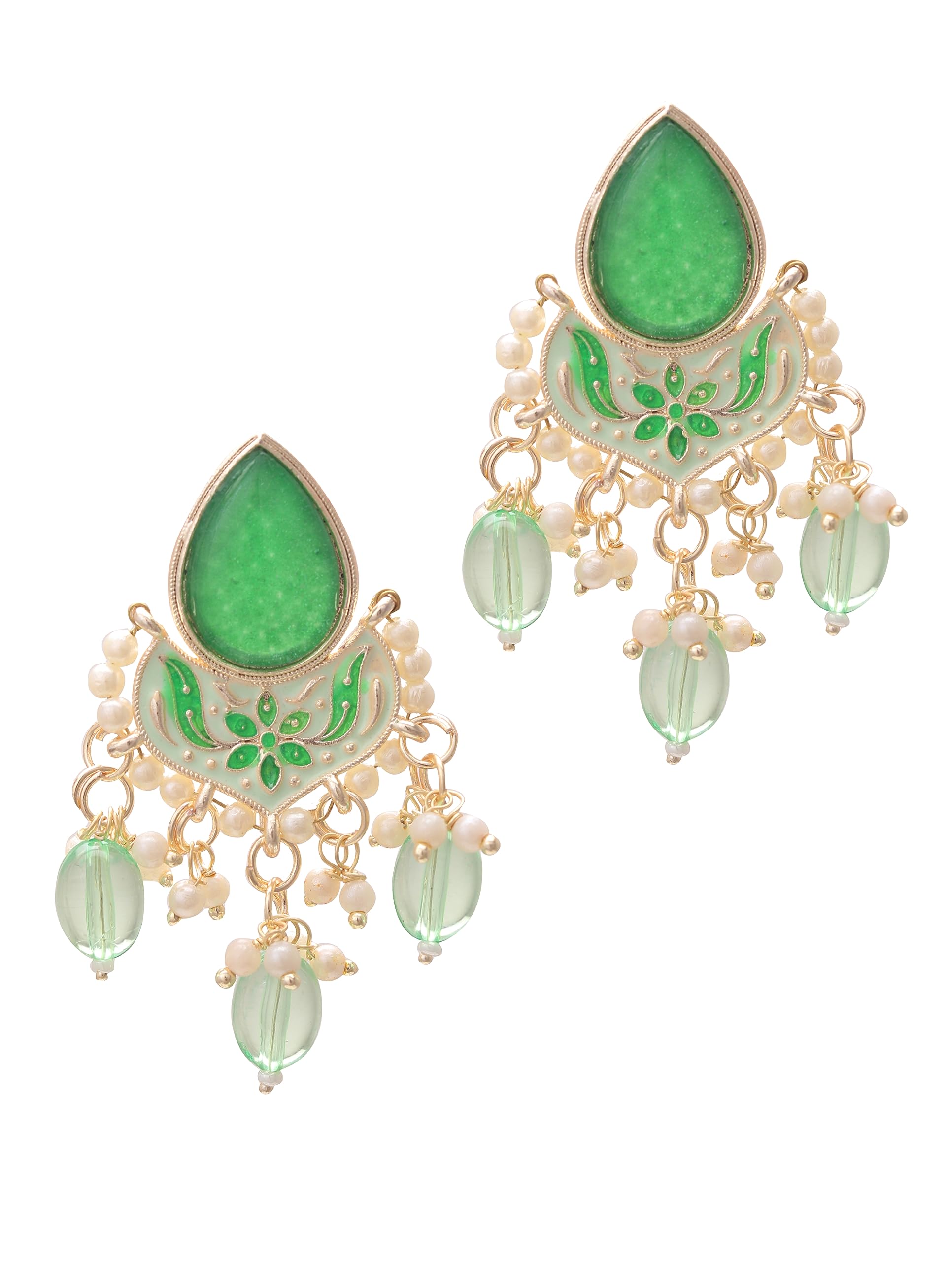 Traditional Stud Earrings (Green) (B0CG1N4H27) Amazon Price History, Amazon Price Tracker