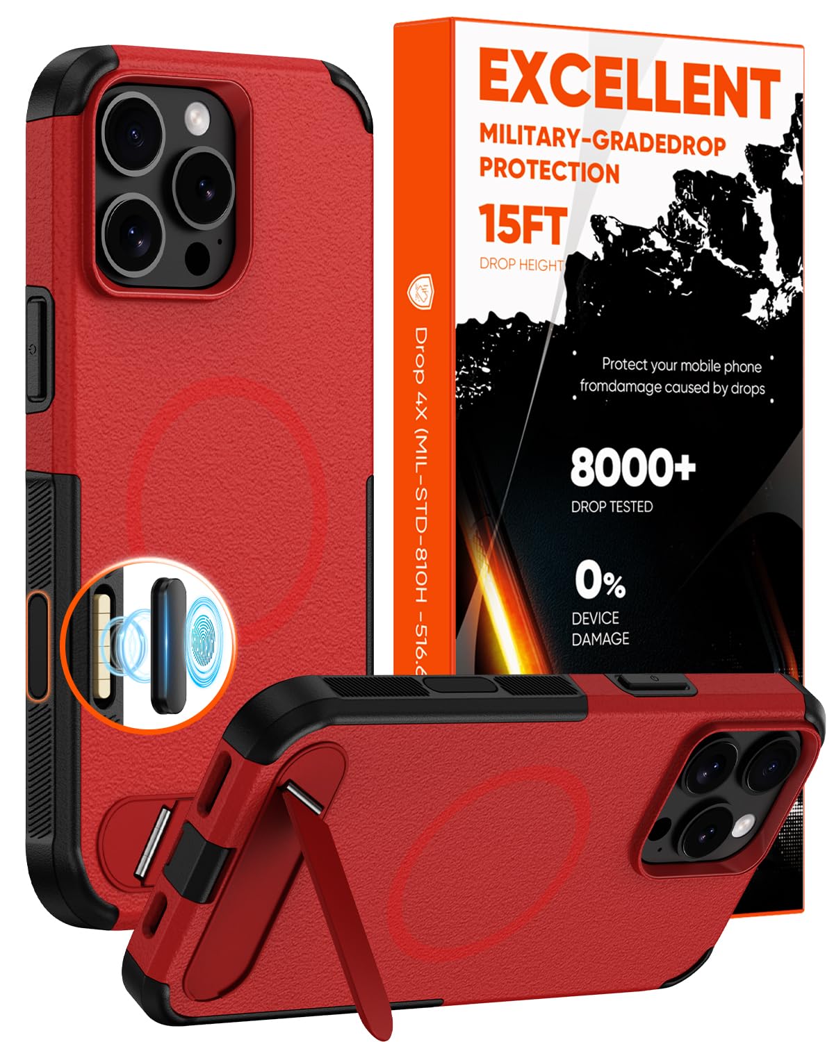Coque de protection contre les chutes de qualité militaire pour