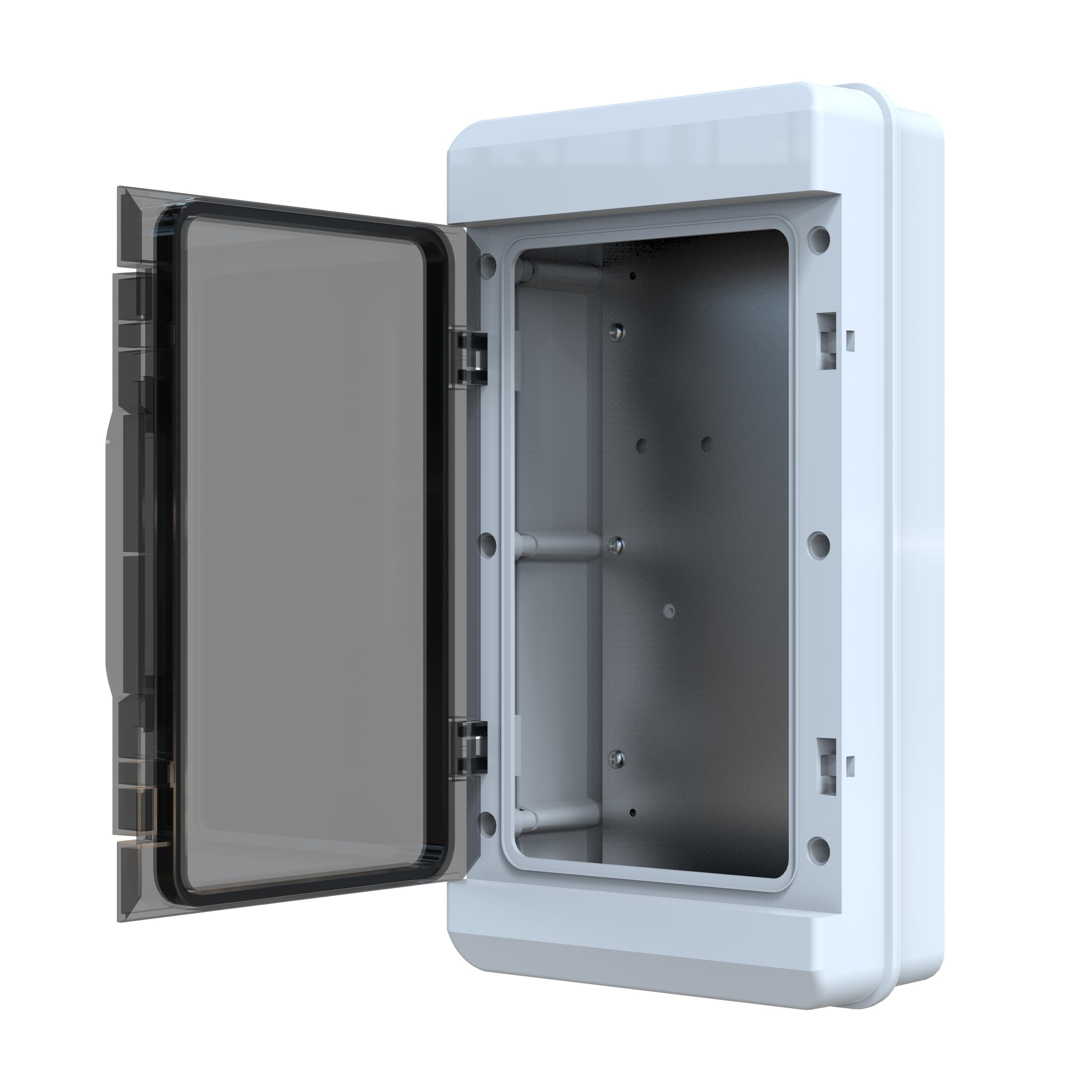 YAVUZ Abs Pano 23.5 x 43.5 x 11.5 cm Taban Saclı IP65 Plastik Pano Montaj Plakalı Elektrik Kutusu Pa