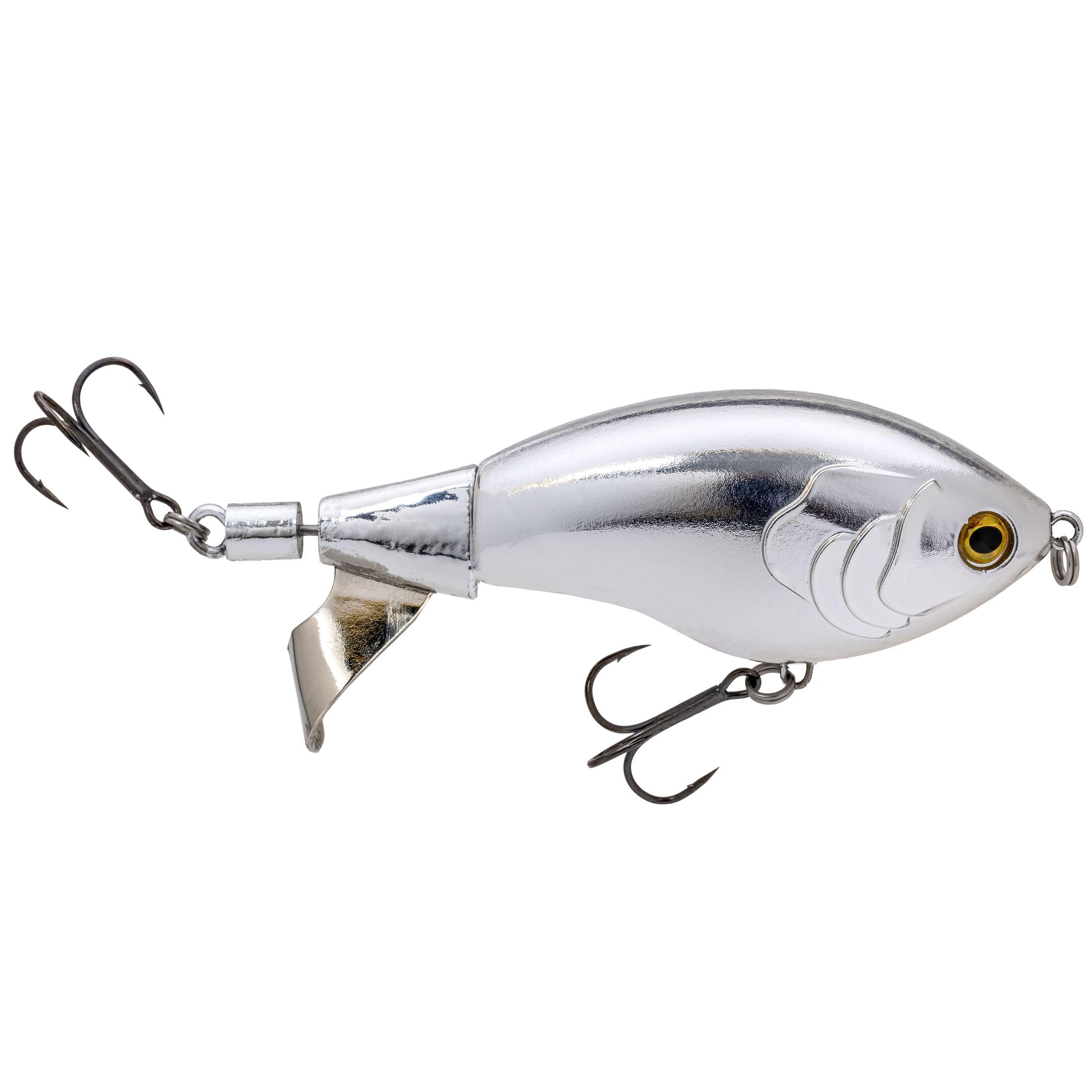 Strike King Clickin' Chickin Angelköder, Topwater Plopper, Carolina Chrom, 7,6 cm, 1,9 g, HCCKN3-475